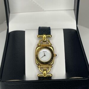 Vintage GUCCI 6300L Horse Bit Watch
